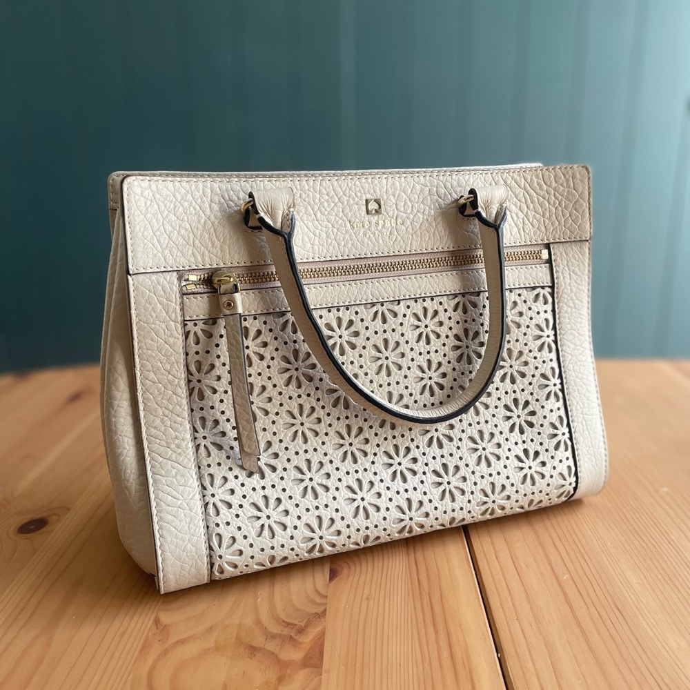 Kate Spade Satchel with Cutout Design